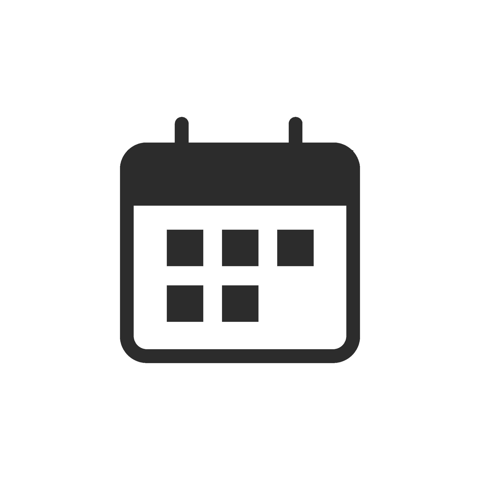 calendar-icon-flat-style-isolated-on-white-background-free-vector