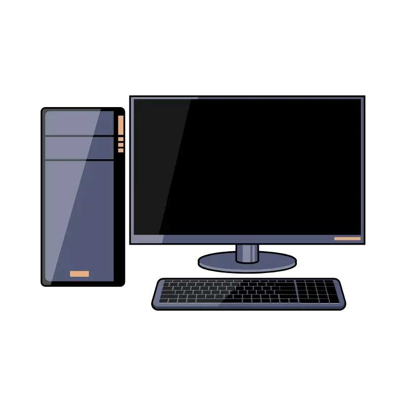 office-pc-and-monitor-equipment-workstation